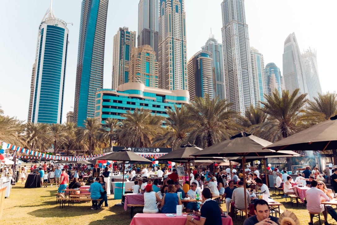 Sopexa hosted Apritif  la franaise at the Westin Dubai Mina Seyahi Beach Resort & Marina Amphitheatre and Gardens